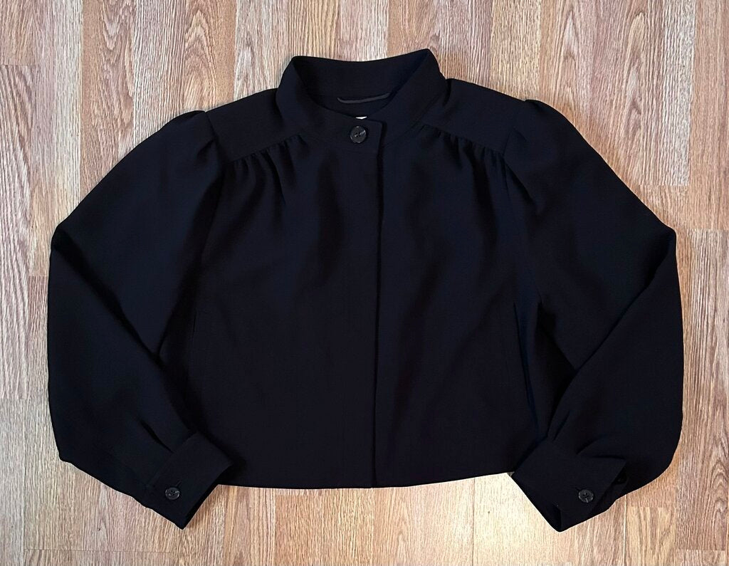 Wilfred NWT "Balsam" cropped crepe jacket (size 12)