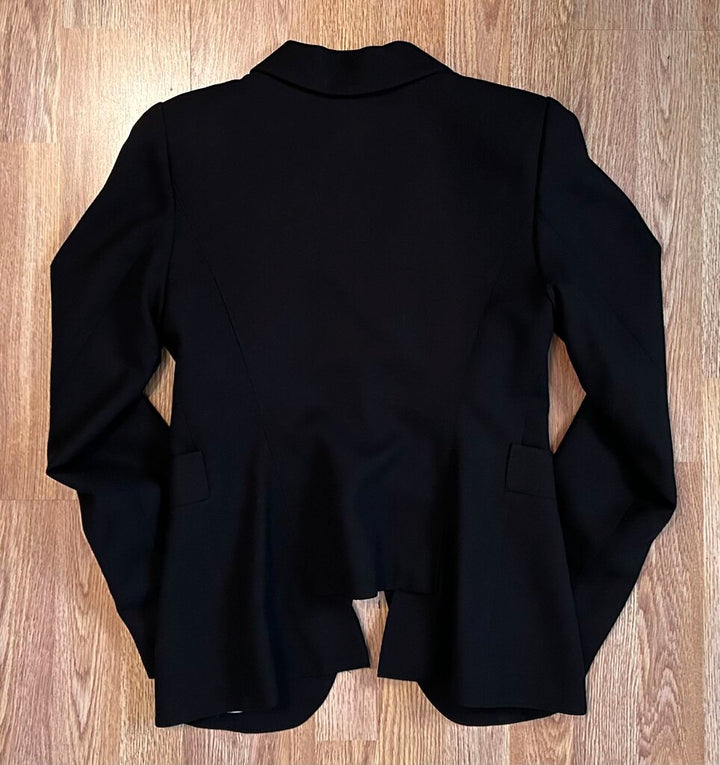 Smythe Classic Dutchess wool back cutout blazer (size 4)
