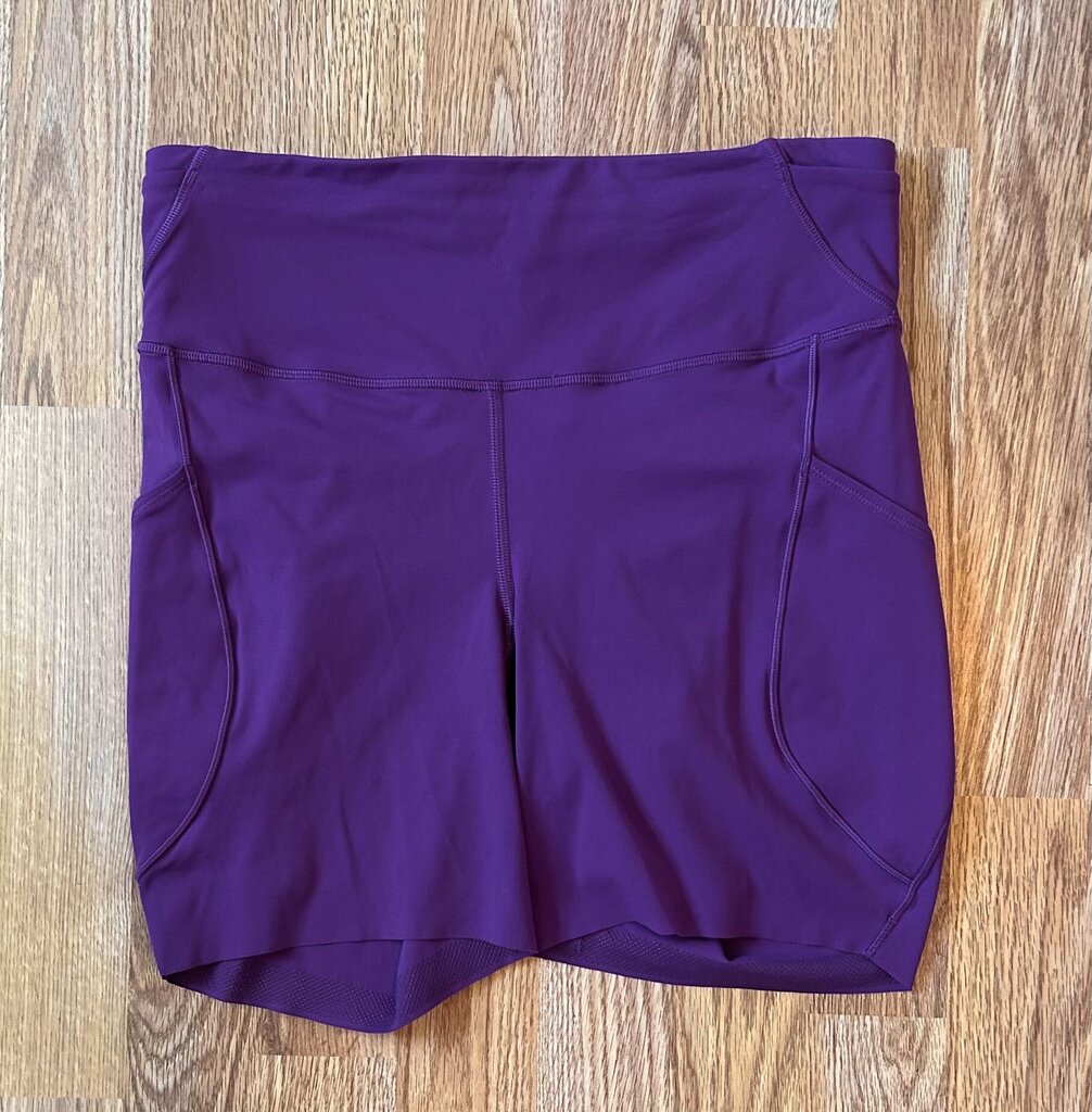 Lululemon Fast & Free high rise biker short (size 10)