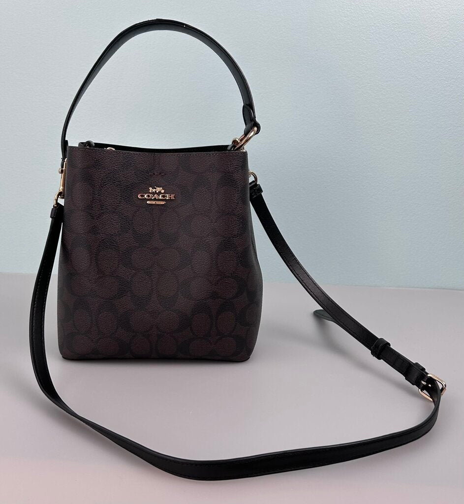 Coach "Town" Monogram Small Bucket Bag