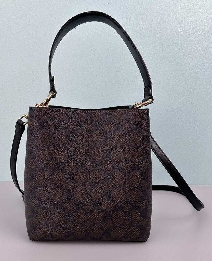 Coach "Town" Monogram Small Bucket Bag