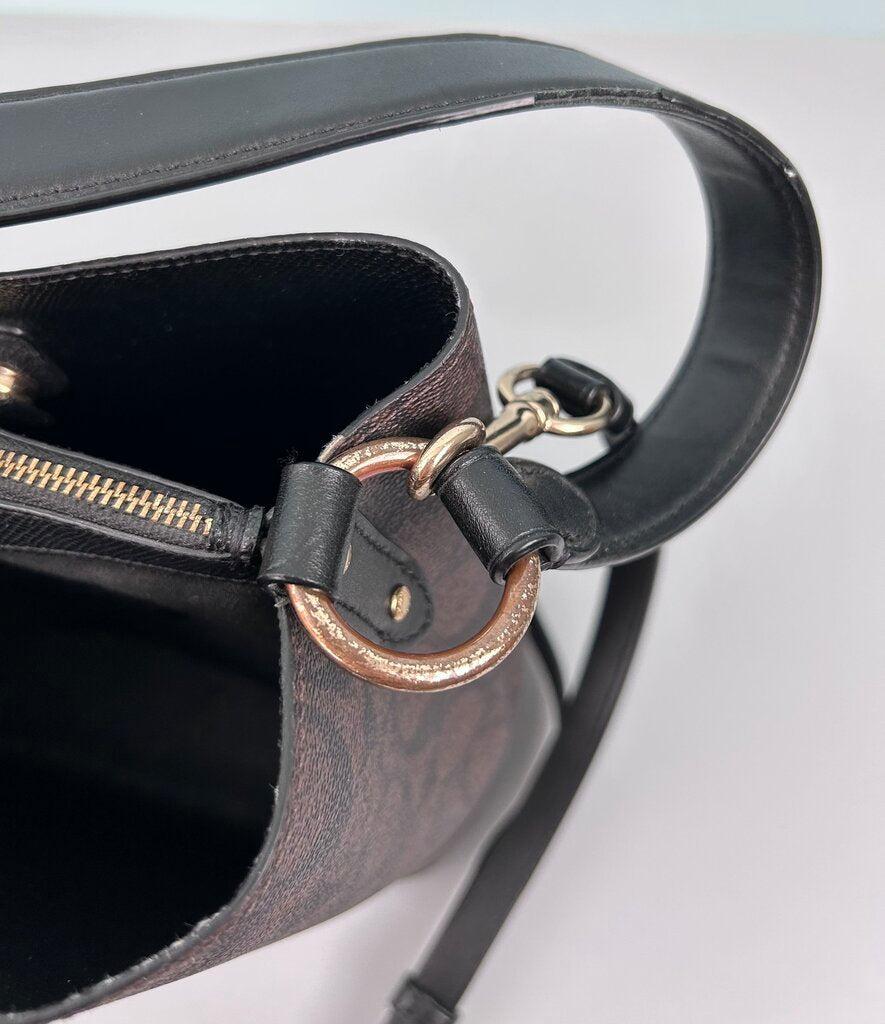 Coach "Town" Monogram Small Bucket Bag