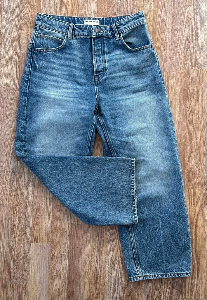 We The Free wide leg barrel ankle jean (size 26)
