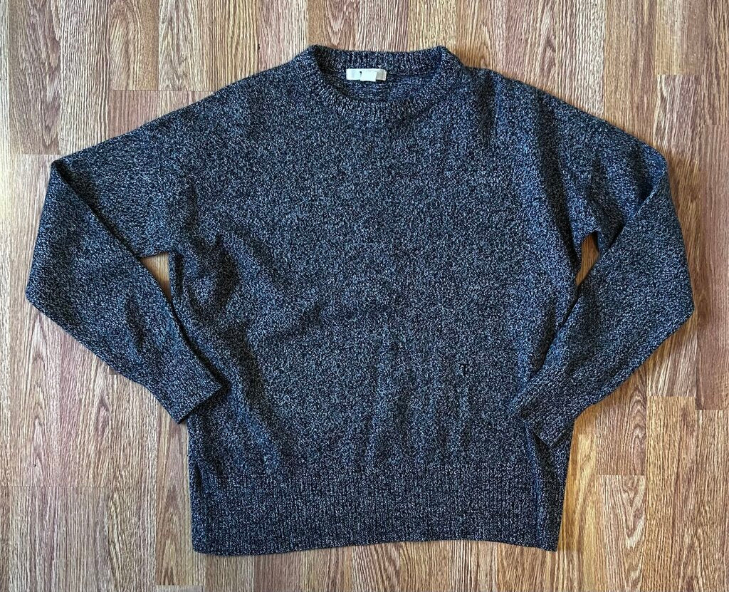 Tilley marled merino crewneck sweater (M)