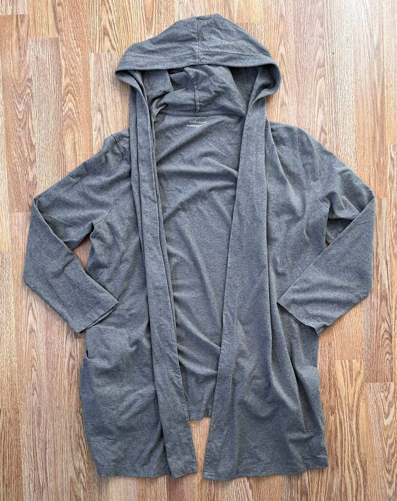Eileen Fisher Long Hooded Cardigan - Size M