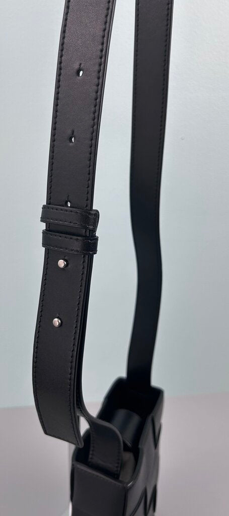 Bottega Veneta Calfskin Maxi Intrecciato Mini Vertical Cassette Crossbody