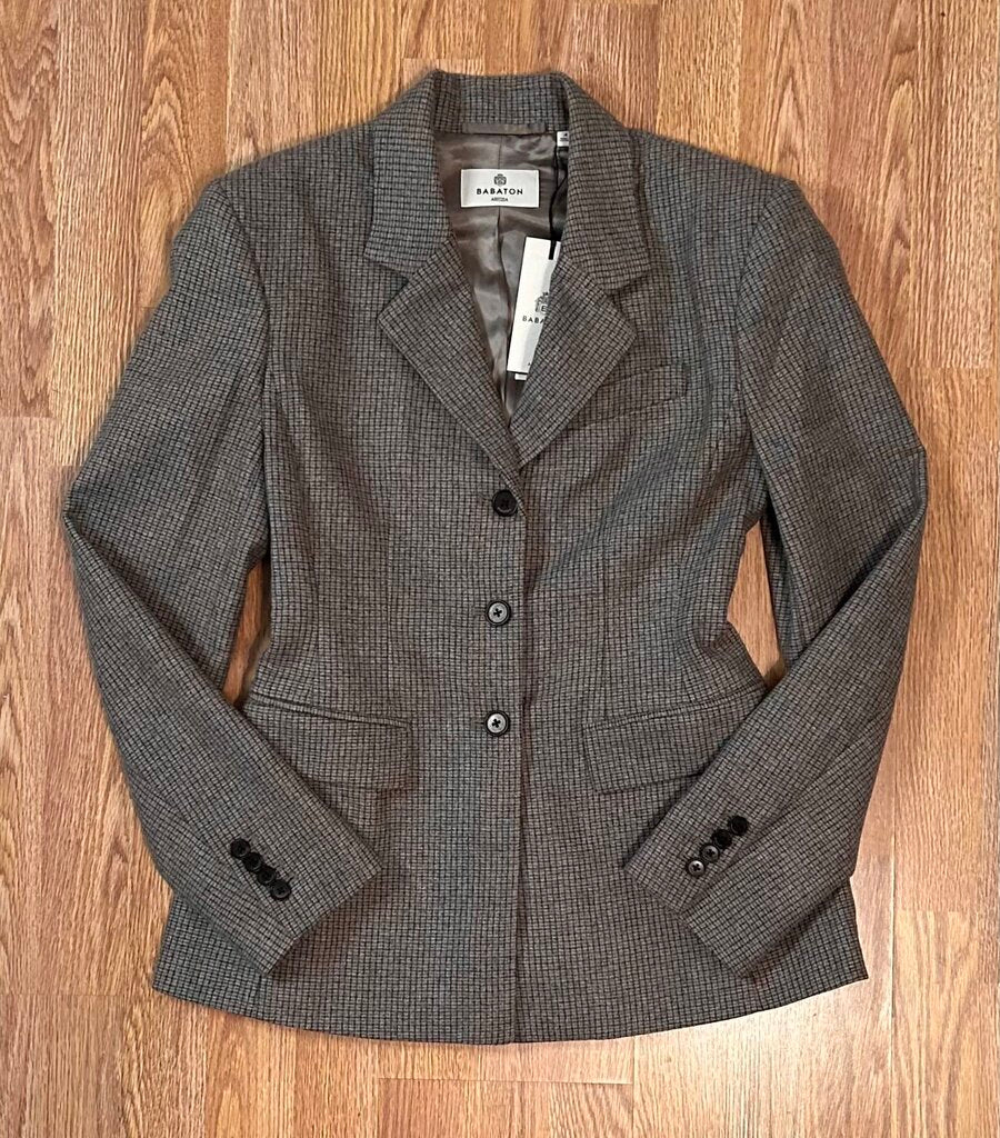 Babaton NWT "Standout" check blazer (size 4)