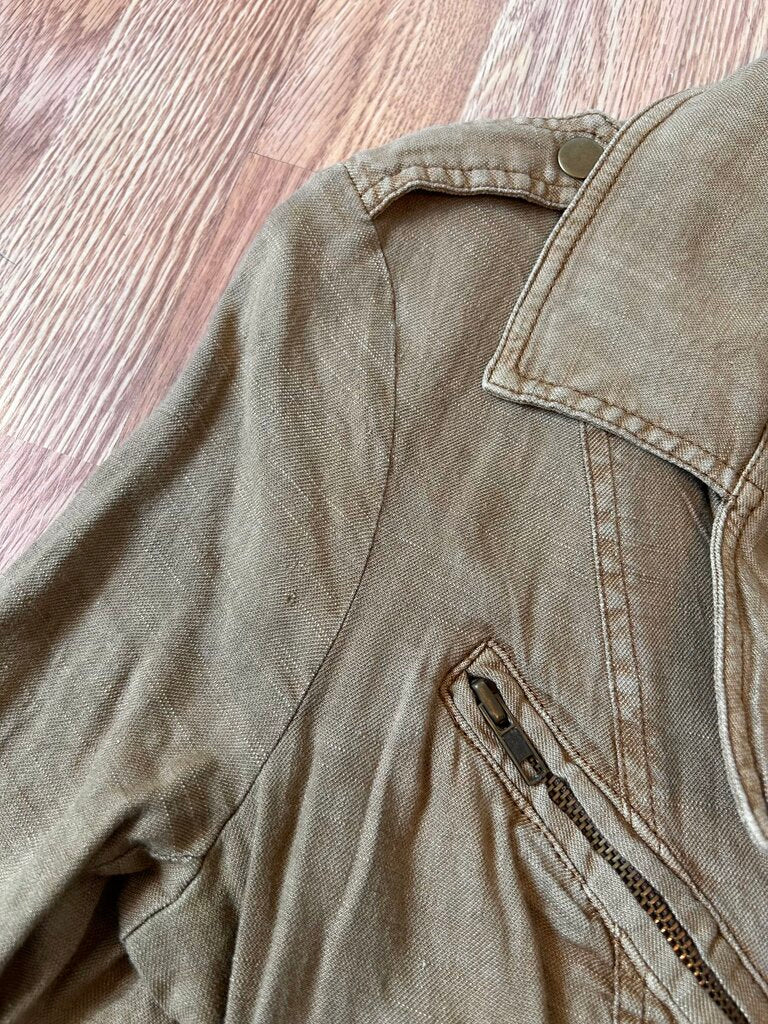 Free People asymmetrical lightweight moto style jacket (size 8)