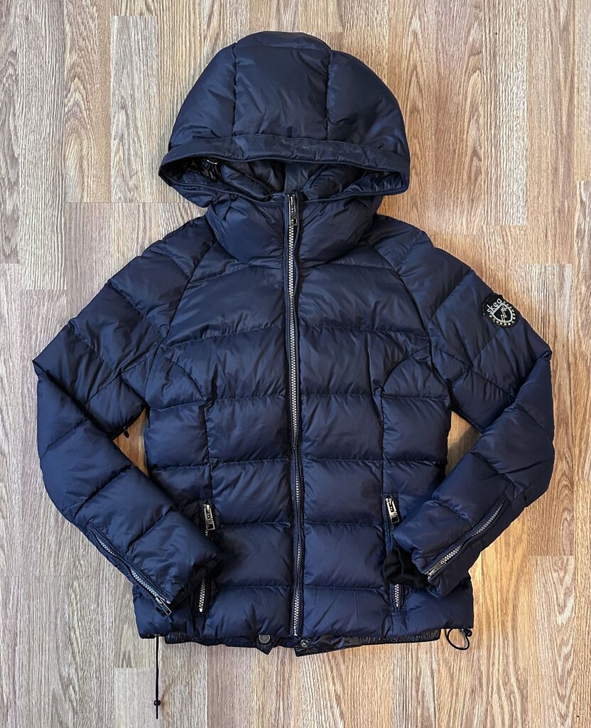 Skea removable fur trim down fill puffer jacket (XS)