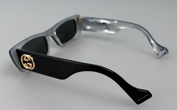 Gucci square acetate logo sunglasses