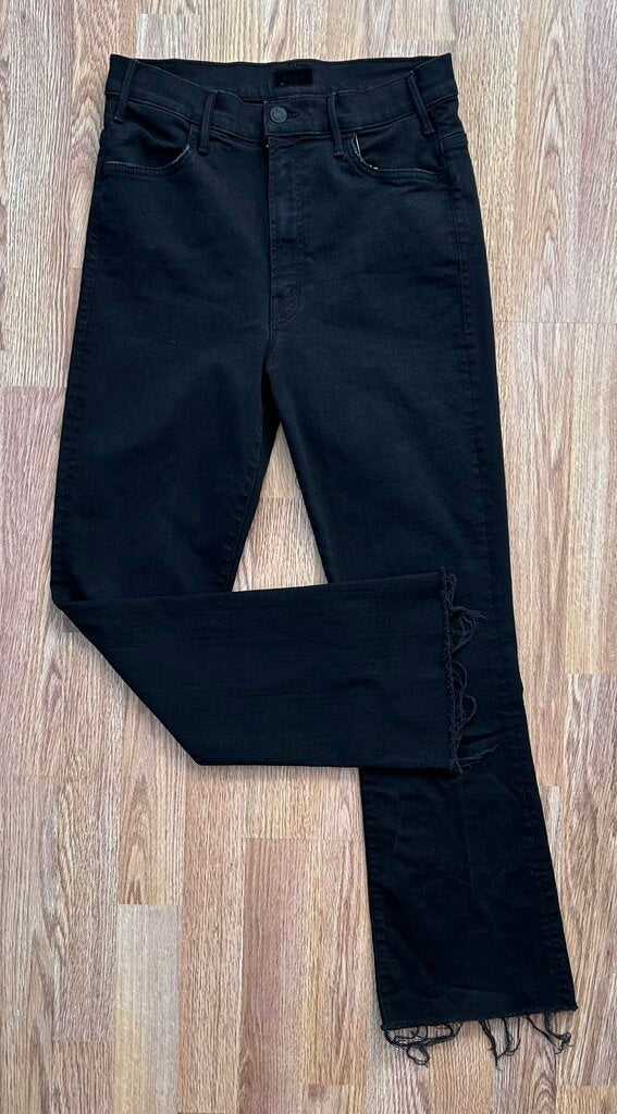 Mother Denim 'Hustler' ankle fray jean (size 28)
