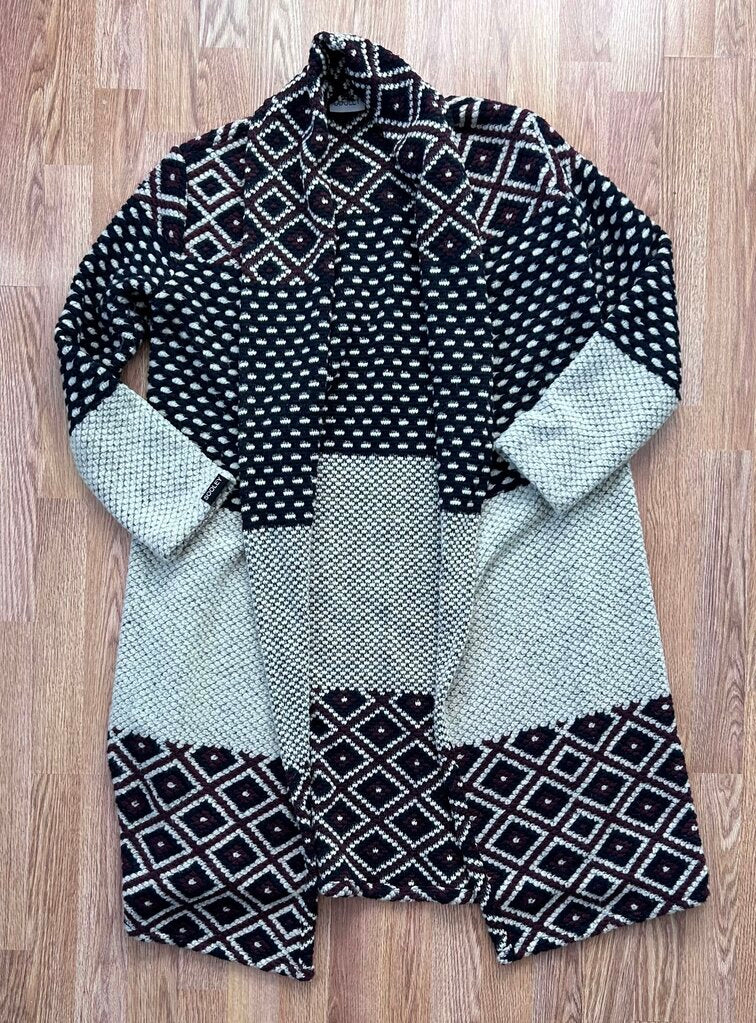 Sooley knit diamond pattern oversized duster (M/L)