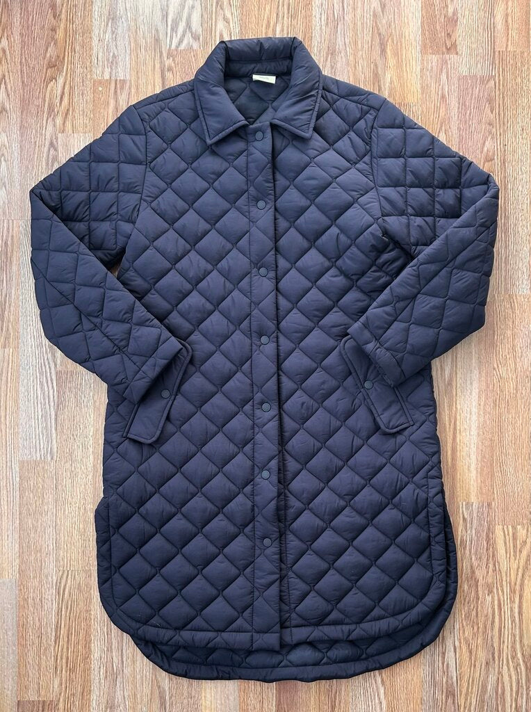 Kit & Ace "Oslo" Quilted Snap-Up Coat (M)