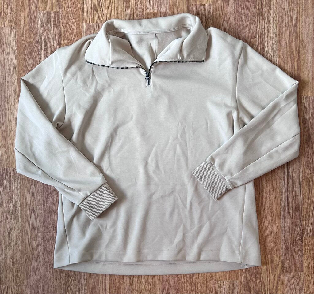 Lululemon textured 1/4 zip pullover (XL)