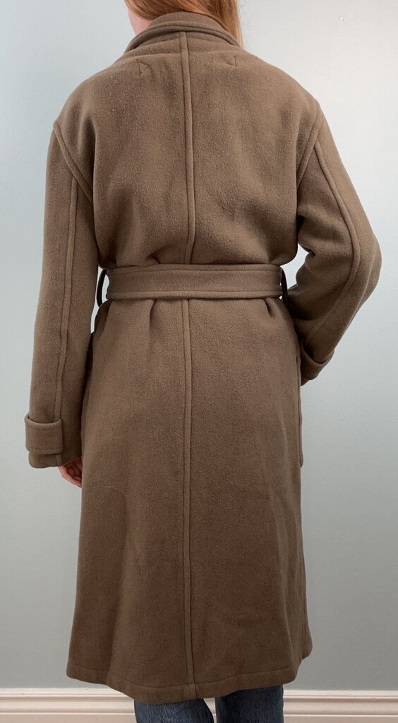 Lemaire Double Wool Oversized Wrap Coat (S)