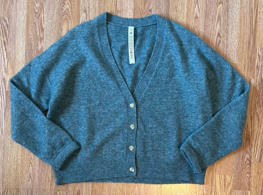 Lululemon Alpaca/Wool Blend Cardigan (XL)