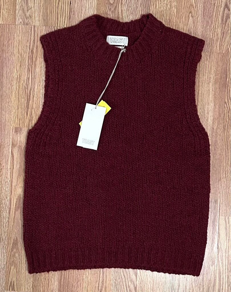 Toast NWT oversized wool/alpaca blend sweater vest (S/M)