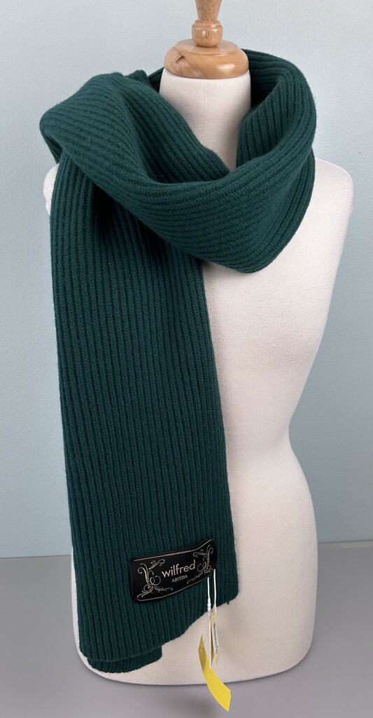 Wilfred NWT merino wool long ribbed scarf
