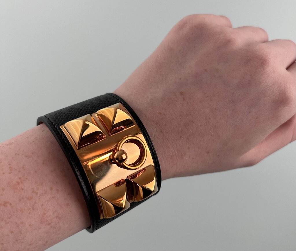 Hermes Collier de Chien leather cuff