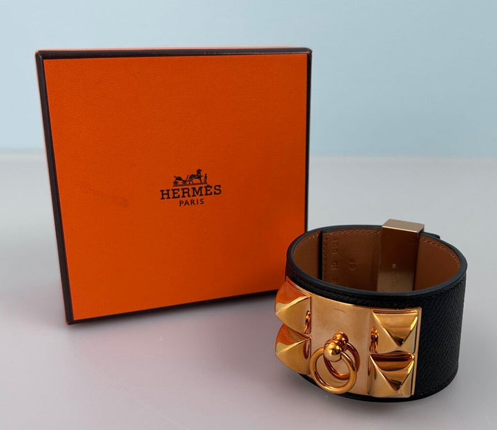 Hermes Collier de Chien leather cuff
