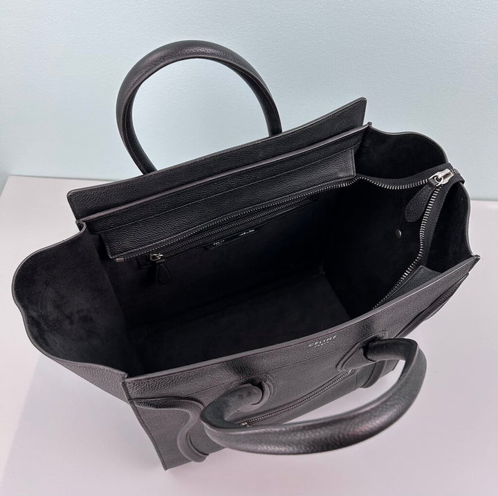 Celine pebbled leather phantom luggage tote