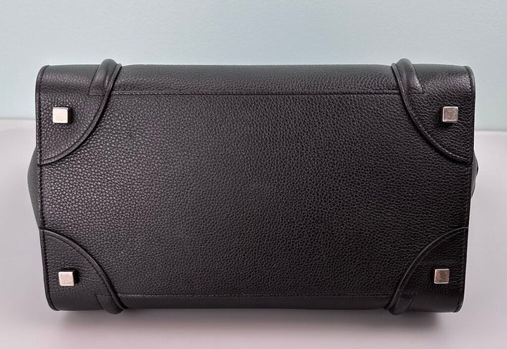 Celine pebbled leather phantom luggage tote