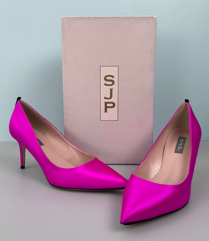 Sarah Jessica Parker Fawn 70 satin pumps (size 8.5)