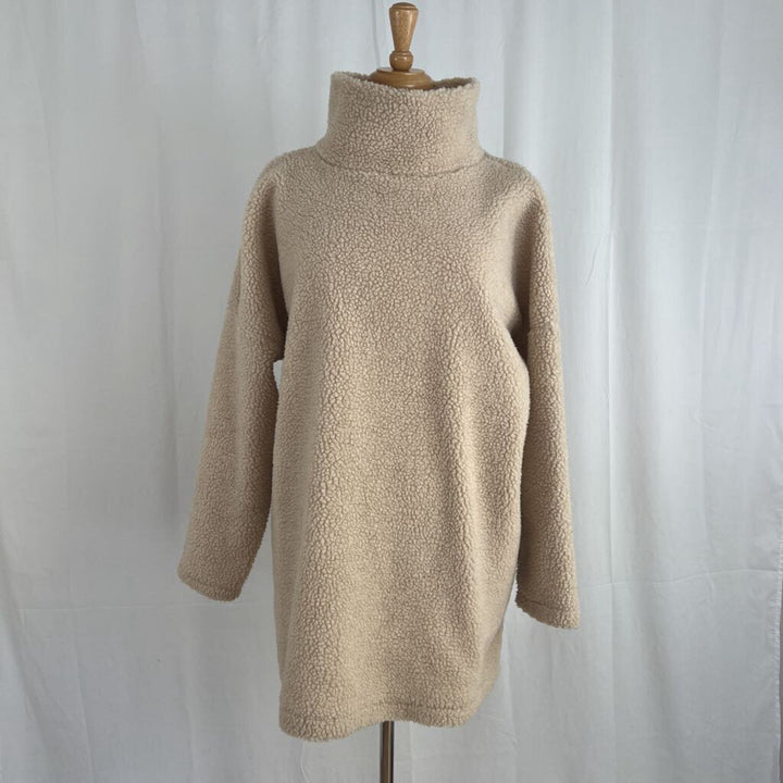 Gully Oversized Teddy Cowl Pullover XL